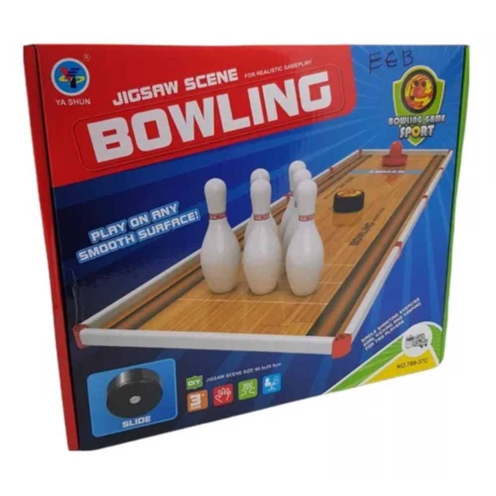 Juego De Mesa De Bolos Lanzador Familiar 